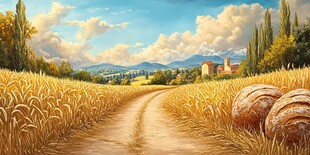 超宽幅田园景色