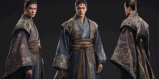 今日大汉主题服饰