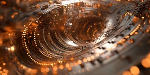 金色无限科技背景