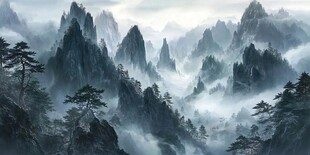 高清古风山水
