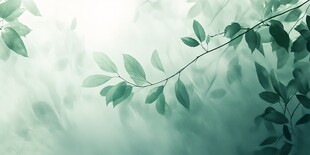 唯美枝叶背景