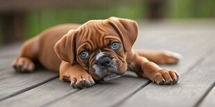 悠闲小狗温暖画面