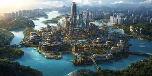 新疆宝能城插画