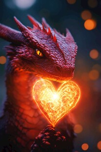 爱心龙