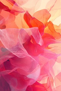 红色抽象素材流动色彩