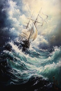 乘风破浪立体效果