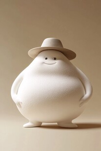 卡通大白食品零食