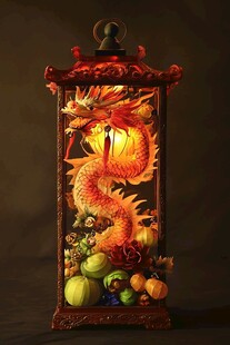 龙年提灯