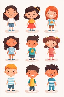 儿童人物设计