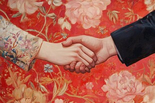 红蓝新中式婚礼手