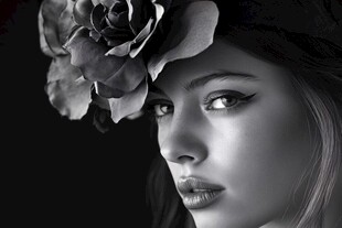 唯美女性人物肖像