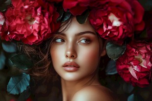 唯美花间美人