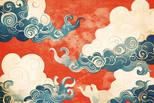 宋代云图高端云纹装饰