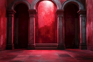 魅力红场景点背景