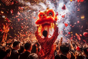 舞狮的震撼