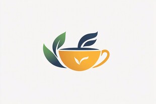 茶杯食品饮料logo