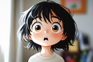 大眼萌妹