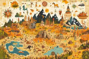 新疆宝能城插画