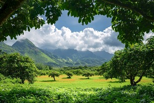 荔枝林风光