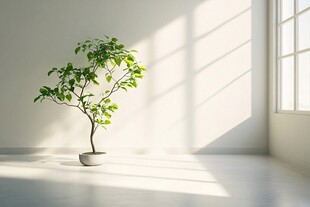 阳光植物窗台小绿植