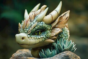 石头上的龙