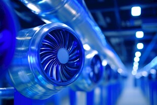 工业设计蓝色的