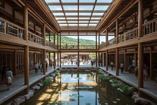 尼山圣境大学堂内景