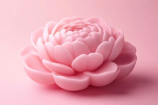 3d立体简约花