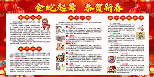2025年春节知识宣传栏