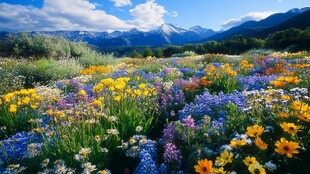 唯美花海风景