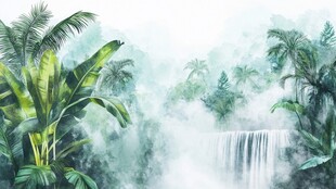 手绘热雨林