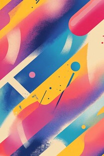 彩色炫彩潮流抽象渐变