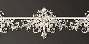 金色奢华浮雕装饰设计