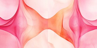 玫粉色立体抽象图案