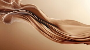 咖啡色动感丝绸顺滑