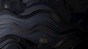 4d金色线条艺术