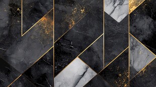 轻奢箔金素雅色块