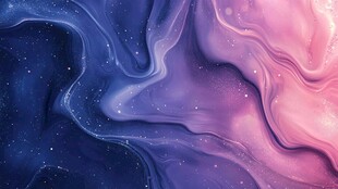 紫色梦幻流体画背景