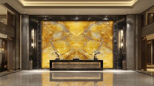 酒店大厅背景墙