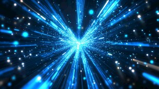 科技光线汇聚背景