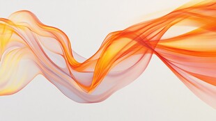 橙红色线条丝滑背景