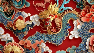 龙年系列包装插画