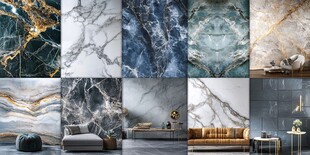 岩板产品形象画