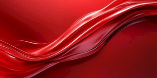 红色动感飘带科技背景