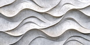 波浪元素墙面