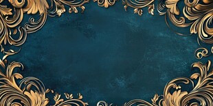 金色奢华浮雕装饰设计