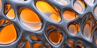 3d抽象连续凹凸肌理