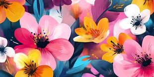 番红花包装插画