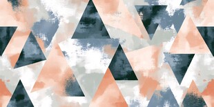 不规则几何北欧混色