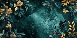 北欧树叶背景墙